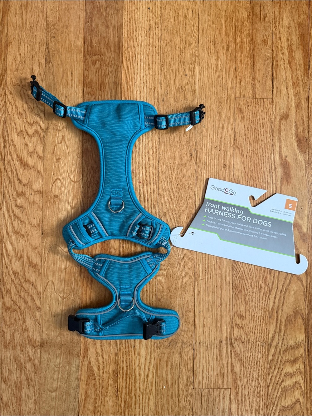 Good2Go Teal Front Walking Dog Harness